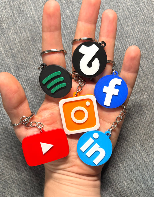 Personalizowany brelok NFC "Social Media"